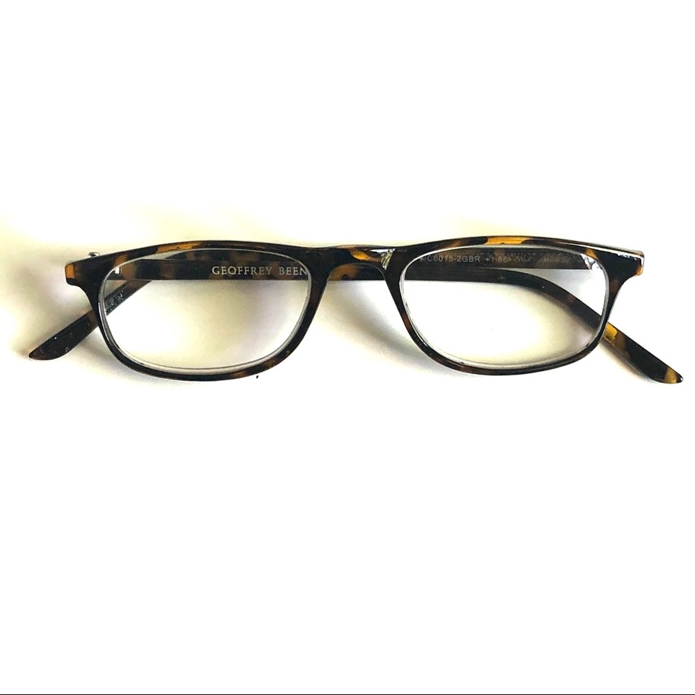 1.50 Tortoise Geoffrey Beene Readers Frames Glasses